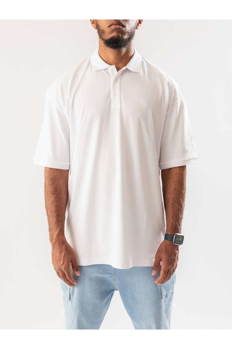 Polo homme blanc AFDAL