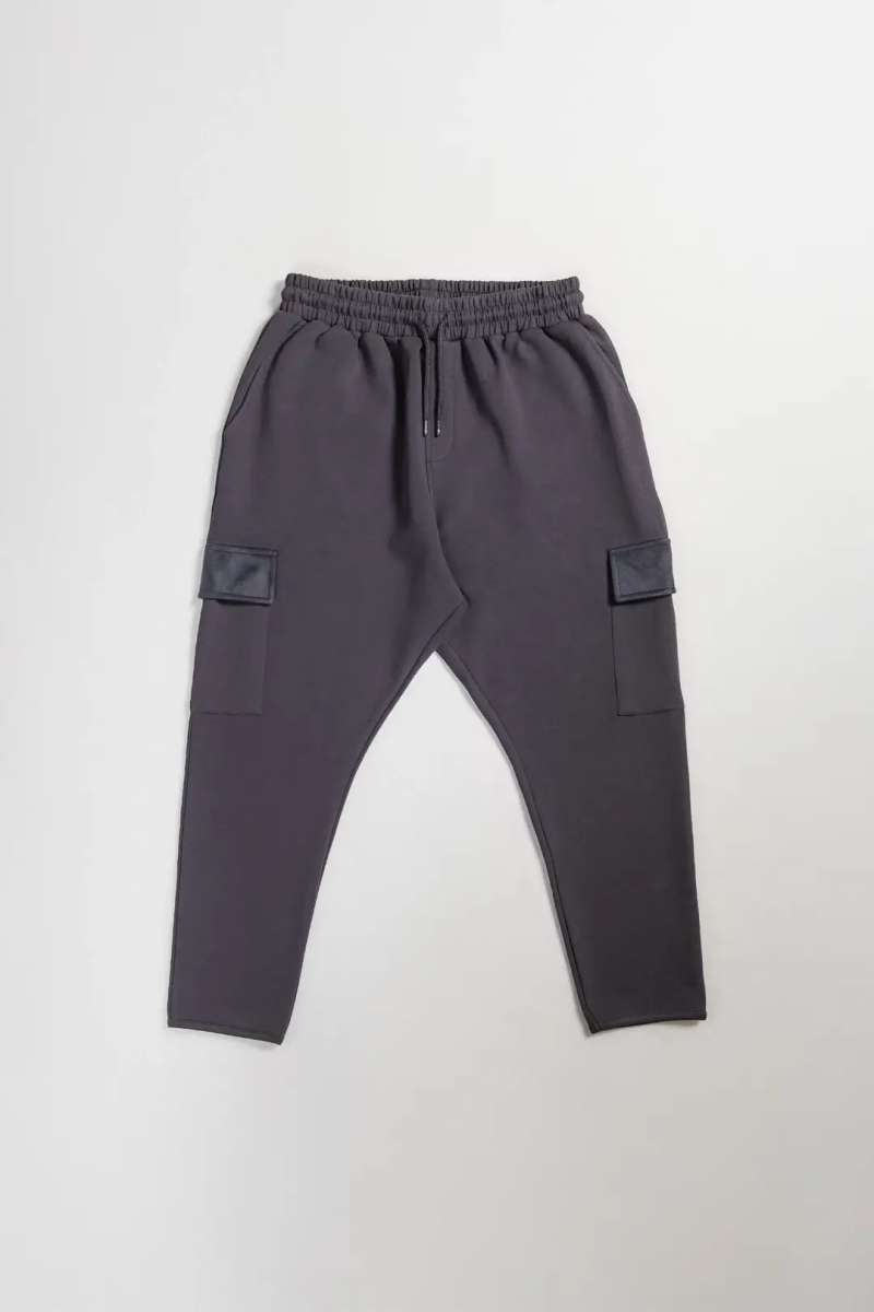 Jogging sarouel gris foncé Noujoum