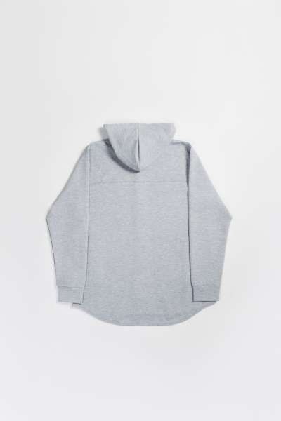 Arrière sweat à capuche gris clair pour homme Maydane