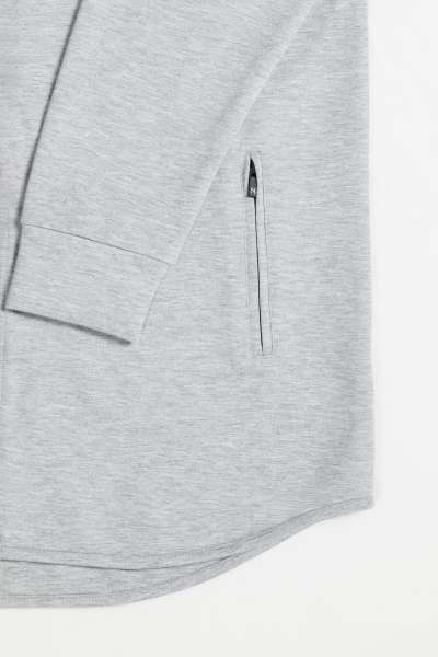 Sweat à capuche gris clair pour homme Maydane