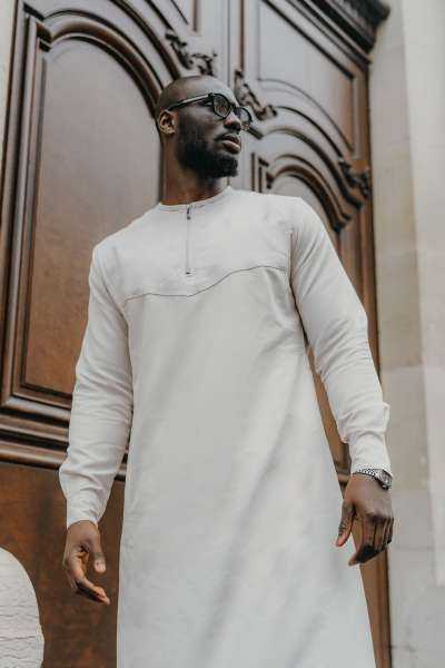 Qamis couleur Crème Noujoum