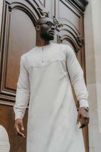 Qamis couleur Crème Noujoum