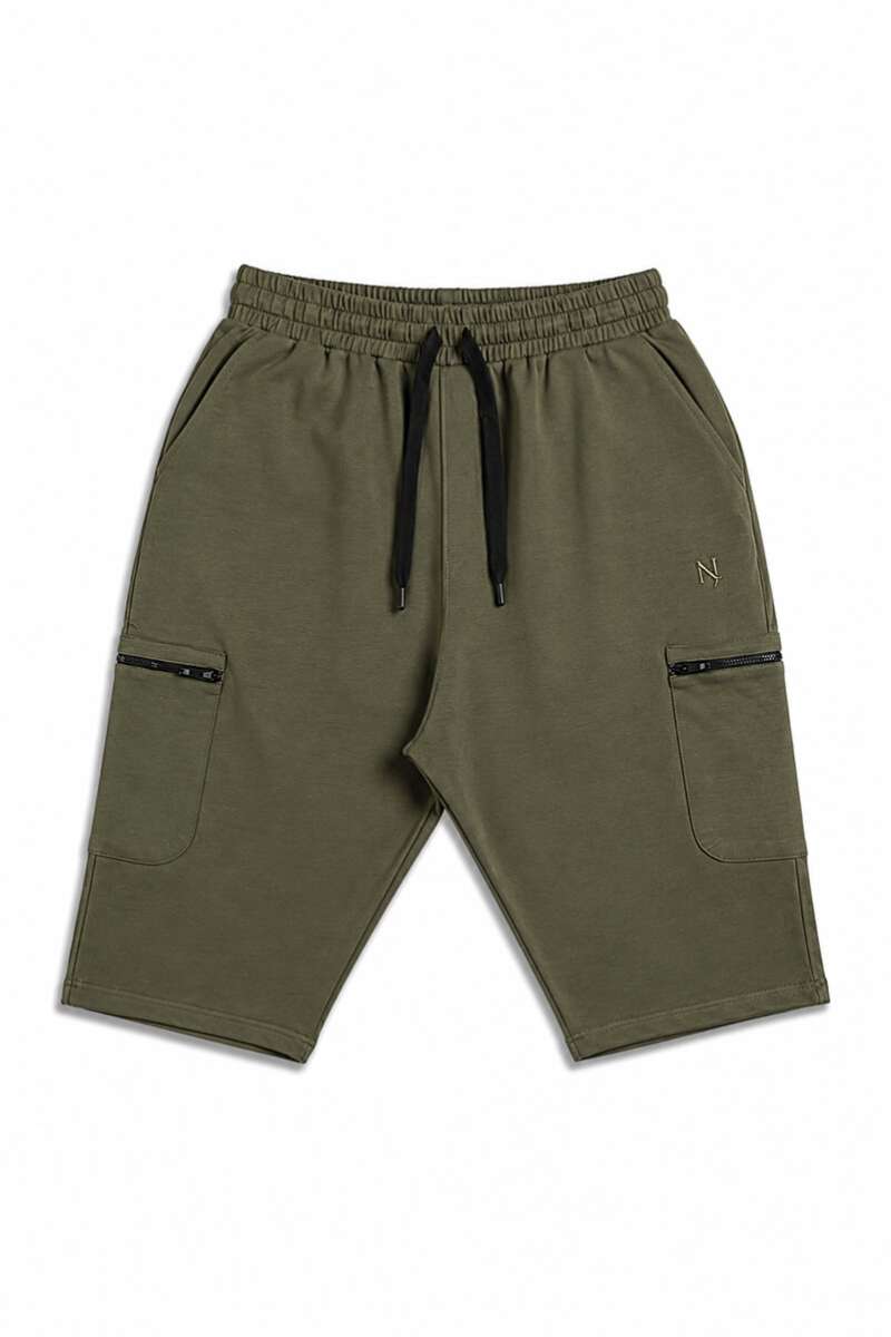 Sarouel bermuda gris Maybak