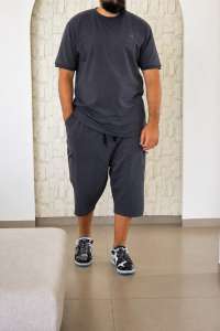 Ensemble Maybak Gris | Tee-shirt & Bermuda Assortis | Noujoum
